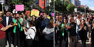 DEM Parti'den Hakkari Kayyımına Karşı Diyarbakır'da Yürüyüş