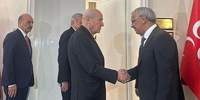 DEM Parti İmralı Heyeti Bahçeli ile Görüştü