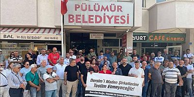 Dersim'de Madencilik Tepkisi: