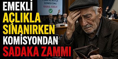 Emekli Açlıkla Sınanırken Komisyondan Sadaka Zammı