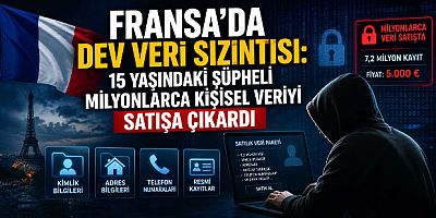 Fransa’da Dev Veri Sızıntısı: 15 Yaşındaki Şüpheli Milyonlarca Kişisel Veriyi Satışa Çıkardı