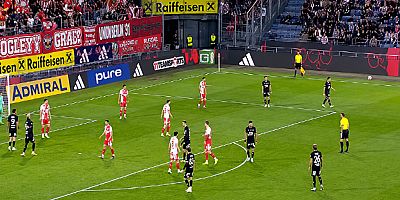 Graz Derbisinde Tarihi Fark! Sturm Graz, GAK'ı 6-1 Mağlup Etti