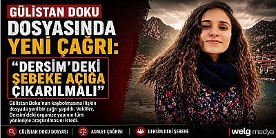 Gülistan Doku Dosyasında Yeni Çağrı: “Dersim’deki Şebeke Açığa Çıkarılmalı”