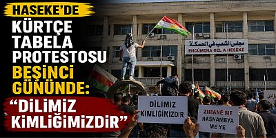 Haseke’de Kürtçe Tabela Protestosu Beşinci Gününde: “Dilimiz Kimliğimizdir”