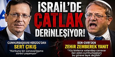İsrail’de Çatlak Derinleşiyor: Cumhurbaşkanı Herzog’dan Sert Çıkış, Ben-Gvir’den Zehir Zemberek Yanıt