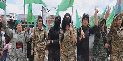 Kamışlo’da YPJ Yürüyüşü: “Kadınların ve Kürtlerin Hakları Anayasada Güvence Altına Alınmalı”