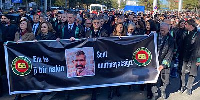 Katledilişinin 9. yılında, Tahir Elçi için adliye önünden Dört Ayaklı Minare’ye saygı yürüyüşü.