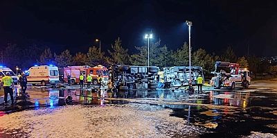 Kayseri’de Yolcu Otobüsü Benzin Tankeriyle Çarpıştı: 35 Kişi Yaralandı