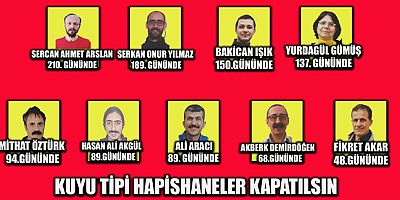 Kuyu Tipi Hücrelere Karşı Açlık grevleri Devam Ediyor: Uzmanlar ve Hak Savunucuları Endişeli