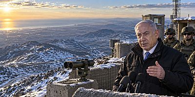 Netanyahu İşgal Altındaki Suriye Toprağından Konuştu: “Hermon’dan Akdeniz’e Kadar Kontrol Bizde”