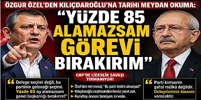 Özgür Özel’den Kılıçdaroğlu’na Tarihi Meydan Okuma: “Yüzde 85 Alamazsam Görevi Bırakırım”