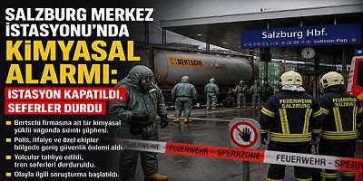 Salzburg Merkez İstasyonu’nda Kimyasal Alarmı: İstasyon Kapatıldı, Seferler Durdu