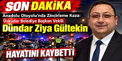 Son Dakika | Anadolu Otoyolu’nda Zincirleme Kaza: Üsküdar Belediye Başkan Vekili Dündar Ziya Gültekin Hayatını Kaybetti