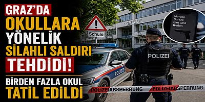Son Dakika | Graz’da Okullara Yönelik Silahlı Saldırı Tehdidi: Birden Fazla Okul Tatil Edildi