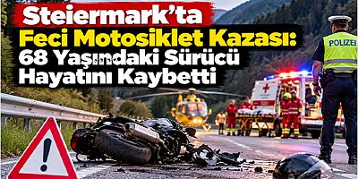 Steiermark’ta Feci Motosiklet Kazası: 68 Yaşındaki Sürücü Hayatını Kaybetti