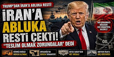 Trump İran’a Abluka Resti Çekti Teslim Olmak Zorundalar Dedi