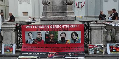  Viyana'da Adalet Nöbeti devam ediyor 