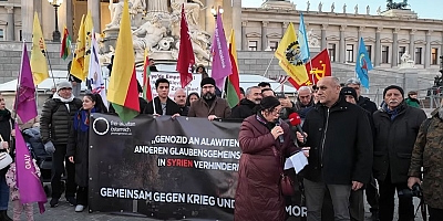 Viyana’da Aleviler ve Devrimci Güç-Birliği Suriye’deki Katliamları Kınadı (VİDEO)