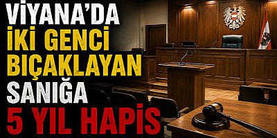 Viyana'da İki Genci Bıçaklayan Sanığa 5 Yıl Hapis