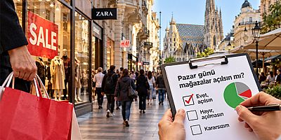 Viyana’da Pazar Günü Alışveriş Talebi: Ankete Katılanların Çoğunluğu Mağazalar Açılsın Diyor
