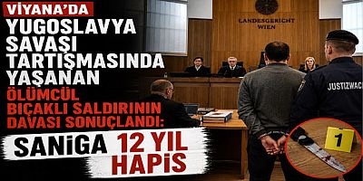 Viyana'da Yugoslavya Savaşı Tartışmasında Yaşanan Ölümcül Bıçaklı Saldırının Davası Sonuçlandı: Sanığa 12 Yıl Hapis