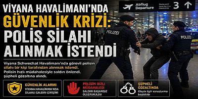 Viyana Havalimanı’nda Güvenlik Krizi: Polis Silahı Alınmak İstendi