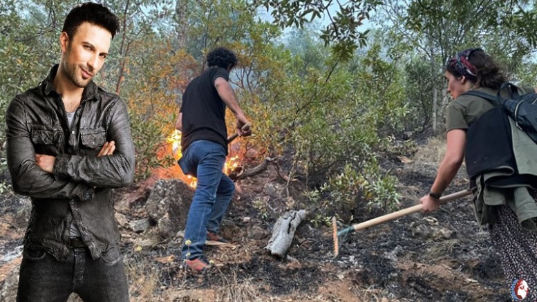 Tarkan’dan Dersim’deki yangın için: Kalbim ve dualarım Dersim ile