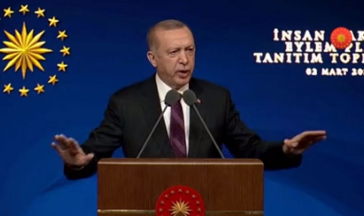  Tayyip Erdoğan'ın Açıkladığı İnsan Hakları Eylem Planı Kopya Çıktı
