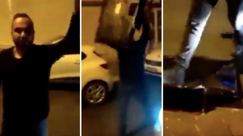 ARAS EDAŞ  önüne gidip televizyonu parçaladı: Artık canımıza tak etti