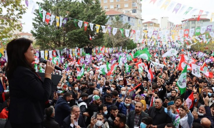 Tekirdağ’da “Demokrasiye Çağrı” mitinginde konuşan Buldan: Ülkeyi yönetmeye geliyoruz dedi