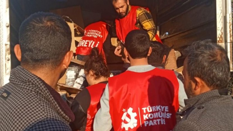 TKP'nin Osmaniye'deki dayanışma merkezine polis baskını 