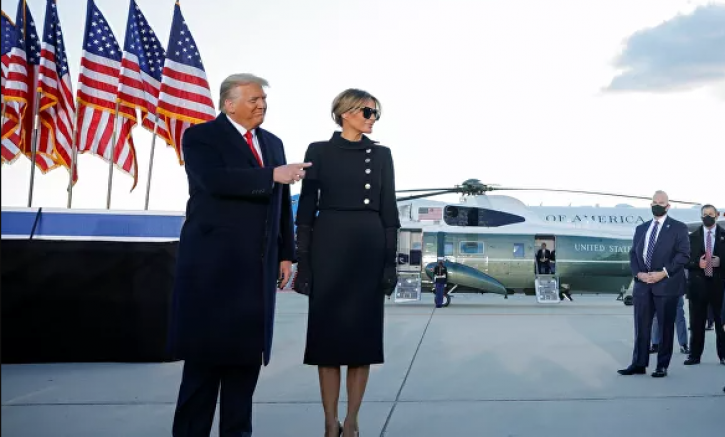 Trump, Beyaz Saray'dan ayrıldı 