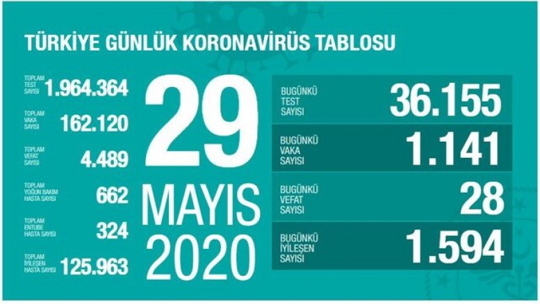 Türkiye'de koronavirüsten can kaybı 4 bin 489'a yükseldi