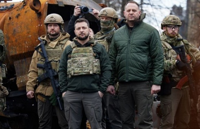 Ukrayna Devlet Başkanı Vladimir Zelenski, ilk kez Kiev dışına çıktı 