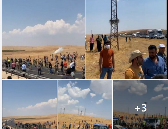 Urfa’da çiftçilerin DEDAŞ eylemi sürüyor