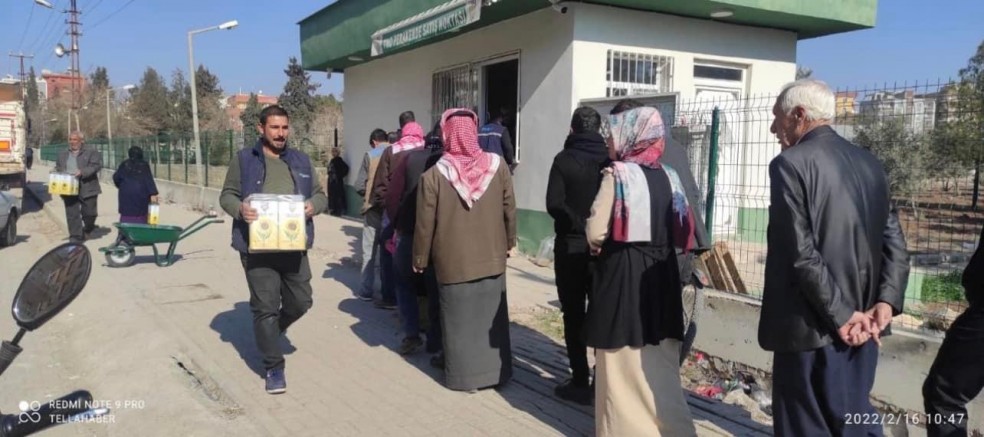 Urfa’da donduran soğuk’ta ucuz yağ kuyruğu