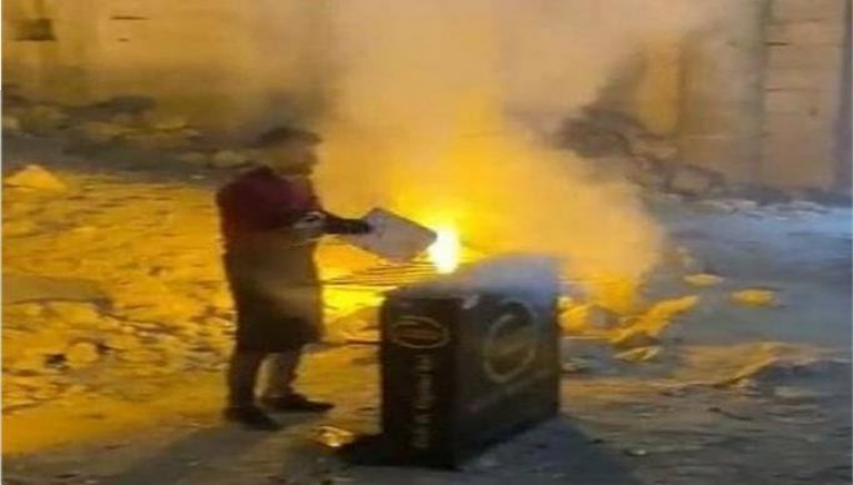 Urfa’da tarihi kilisede mangal partisi!