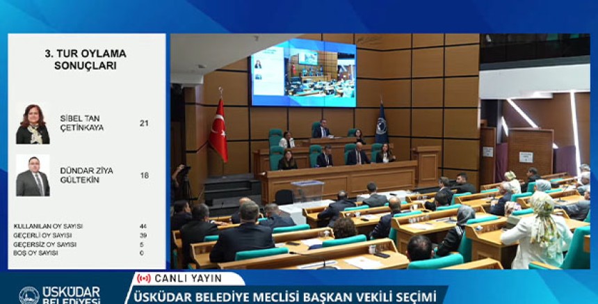 Üsküdar Belediyesi'nde Başkanvekili Seçimini CHP'nin Adayı Kazandı