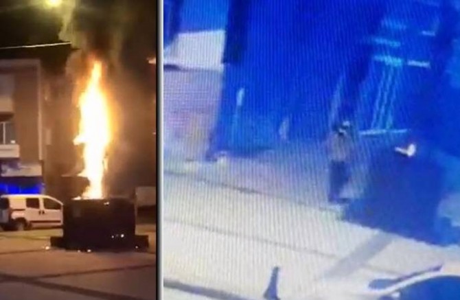 Valilik: Adalet Anıtı’nı yakan kişinin akli dengesi yerinde değil