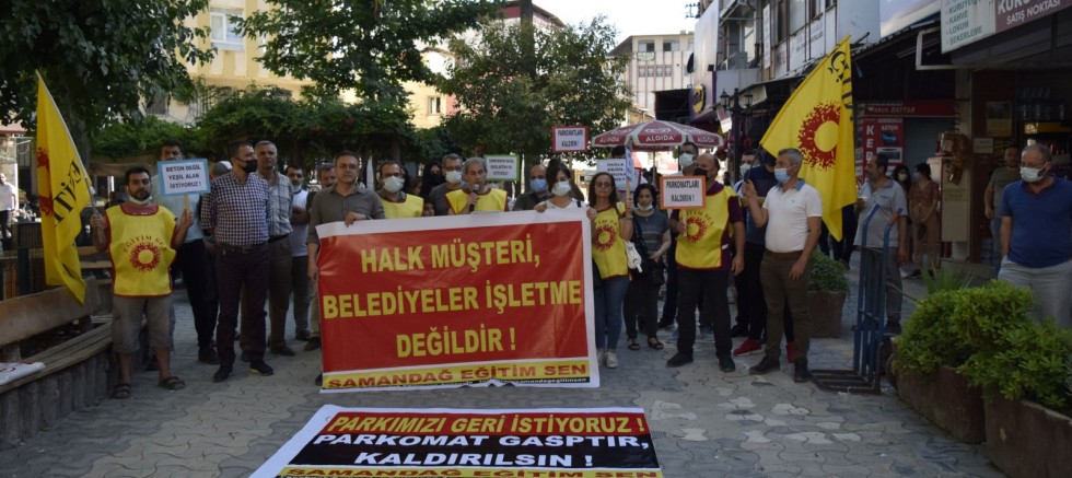 VERGİMİZİ VERİYORUZ, HAKKIMIZ OLANI İSTİYORUZ!