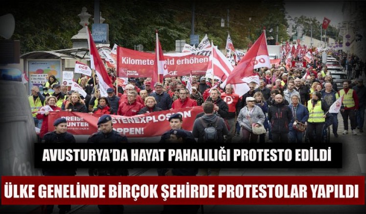 Viyana başta olmak üzere, ülke genelinde birçok şehirde protestolar yapıldı 
