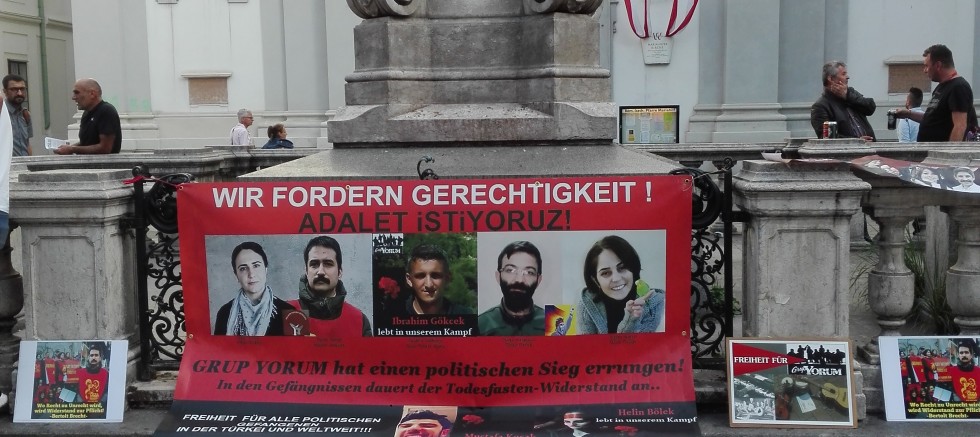  Viyana'da Adalet Nöbeti devam ediyor 