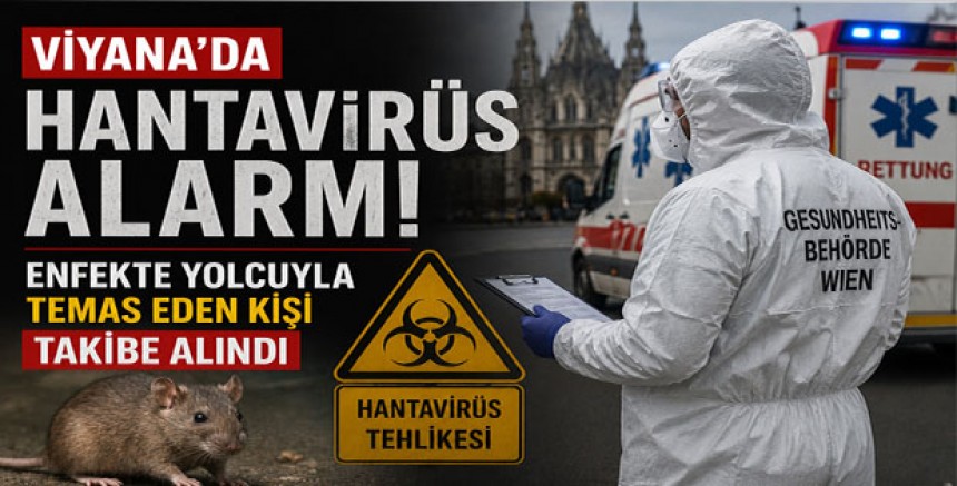 Viyana’da Hantavirüs Alarmı: Enfekte Yolcuyla Temas Eden Kişi Takibe Alındı