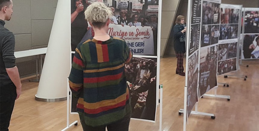  Viyana'da Nuriye Gülmen'e Özgürlük Konferansı ve Direniş Sergisi Gerçekleştirildi