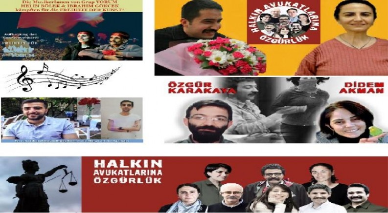 Viyana'da Türkiye’de devam eden ölüm oruçları için adalet nöbeti… 