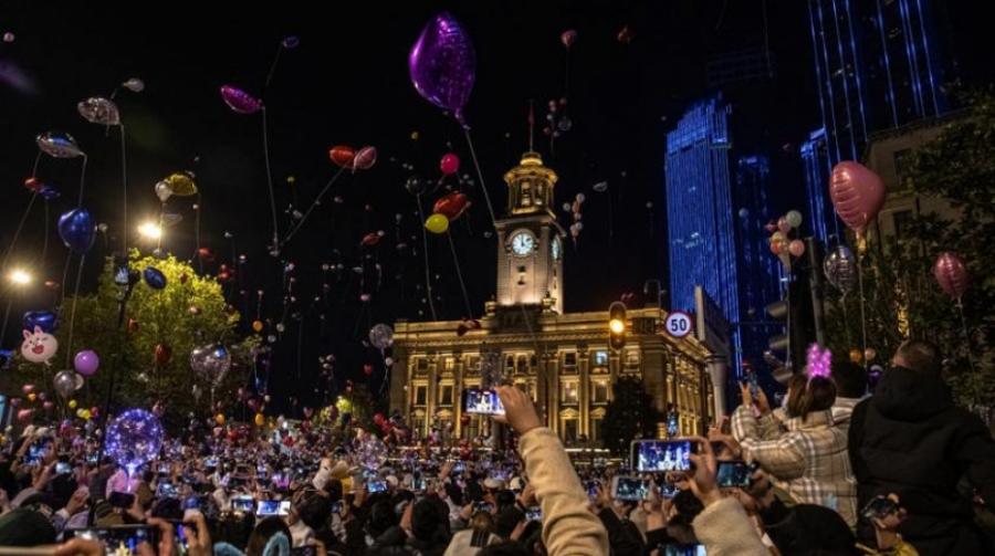 Wuhan'da yeni yıl coşkusu