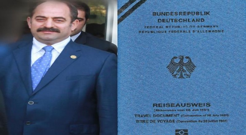 Zekeriya Öz’e Almanya’dan yeni pasaport 